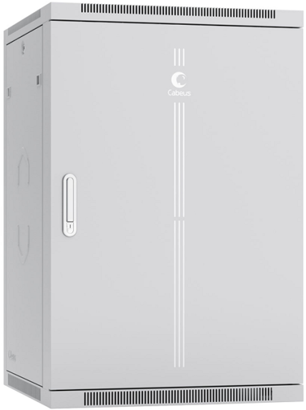 Шкаф настенный 19", 18U Cabeus SH-05F-18U60/60m-R