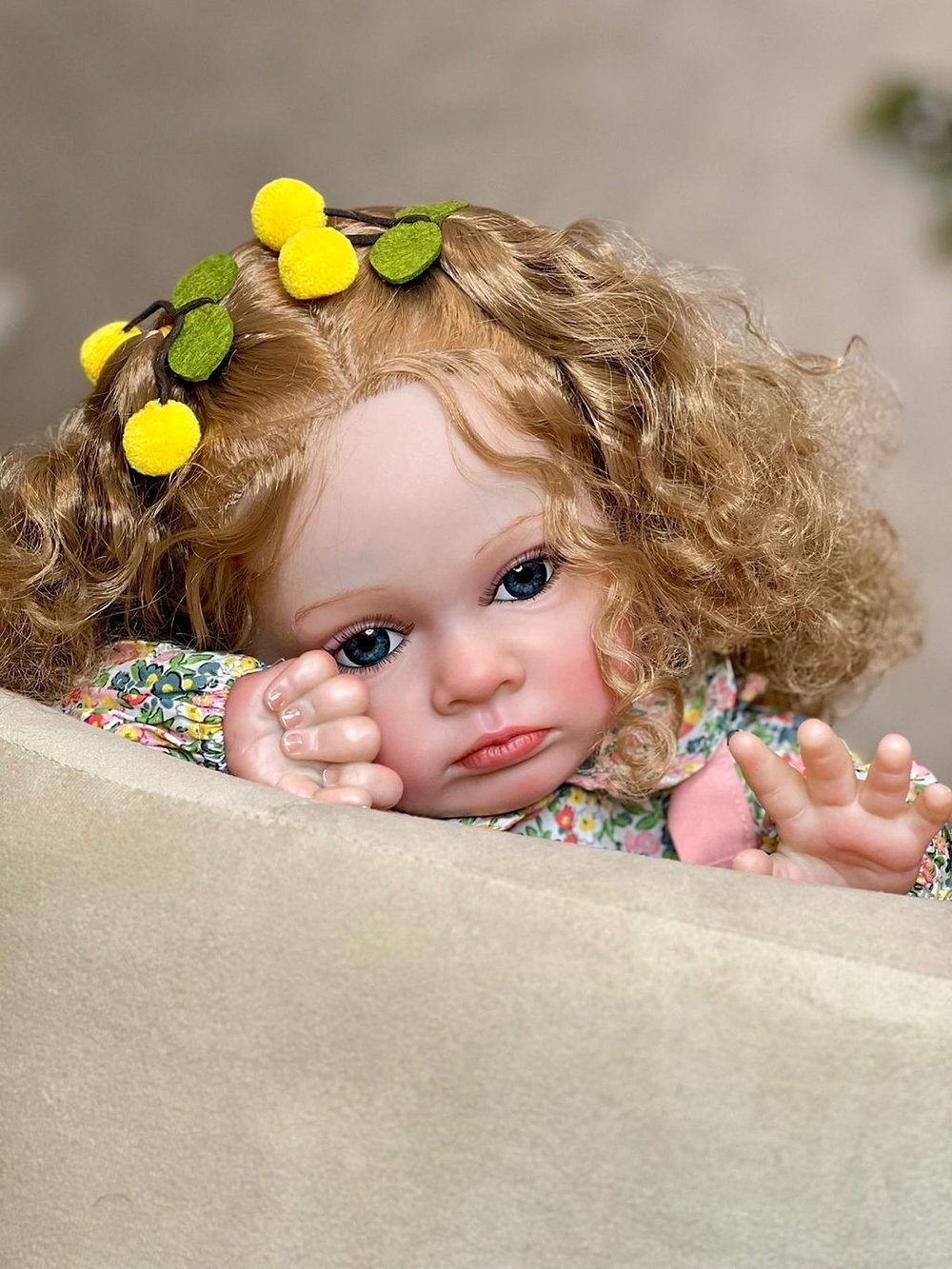 Кукла Реборн мягконабивная 60см в пакете (FA-533)