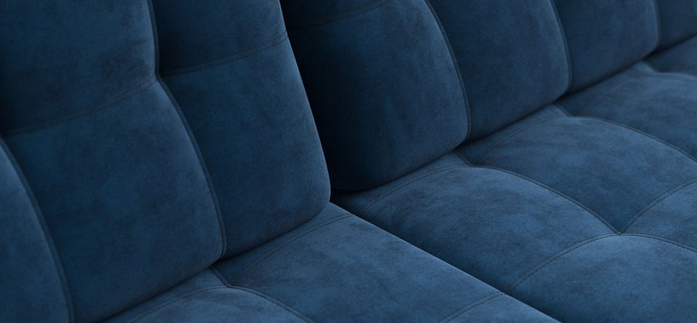 Диван Босс Гранд Велюр Монолит синий