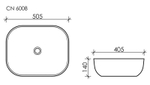 Раковина Ceramica Nova Element 50,5 см CN6008
