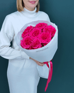 Роза малиновая Фулл Монти,7шт(00451)
