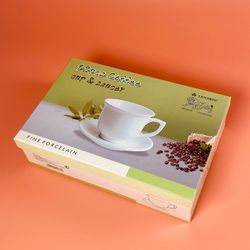 Lenardi 164-026 Кофейный набор 12пр. 120мл в под.уп.(х10)Фарфор