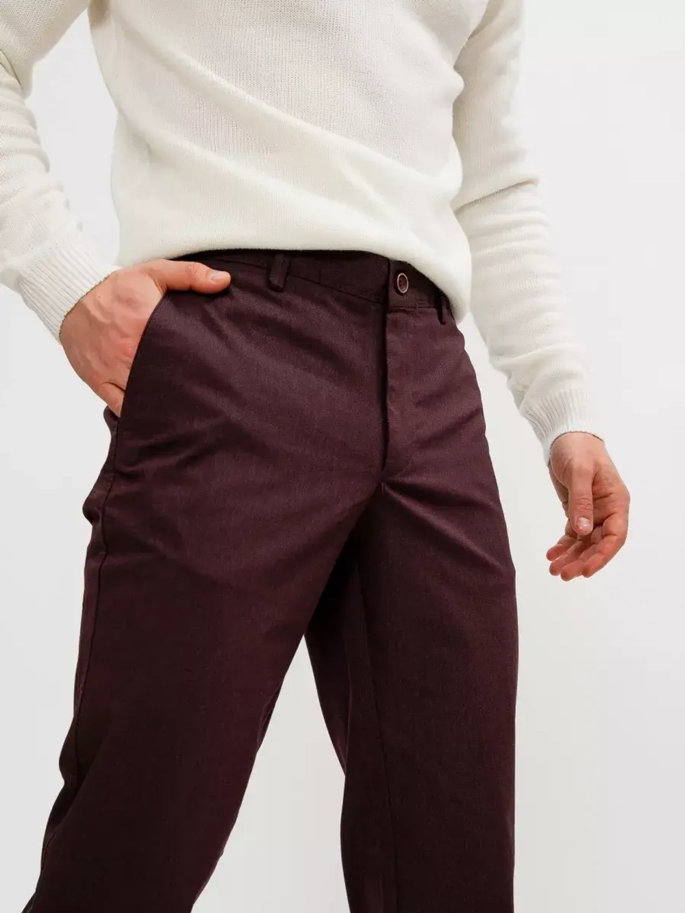 Брюки прямые чинос классические