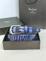 Ремень из коровьей кожи с ручной окраской