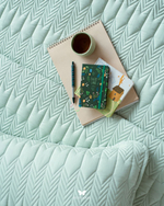 Комплект стеганного покрывала и 2 наволочек Kaj Coral Hermodr 130220283 Иран