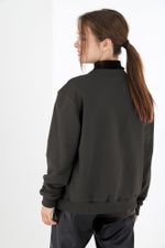 Джемпер для девочки Бомбер-1 Виотекс ТЁМНО-СЕРЫЙ