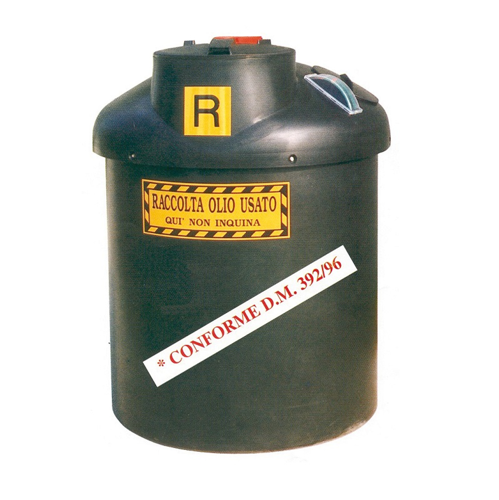 Бак двустенный из полиэтилена для отработанного масла, объём 500 л., GARTEC (Италия)
