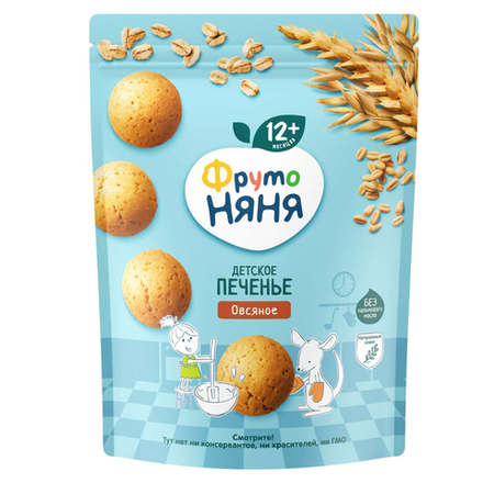 Печенье Фруто Няня Овсяное 120 гр