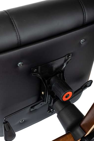 Кресло руководителя Бюрократ T-9933Walnut черный эко.кожа крестов. металл/дерево