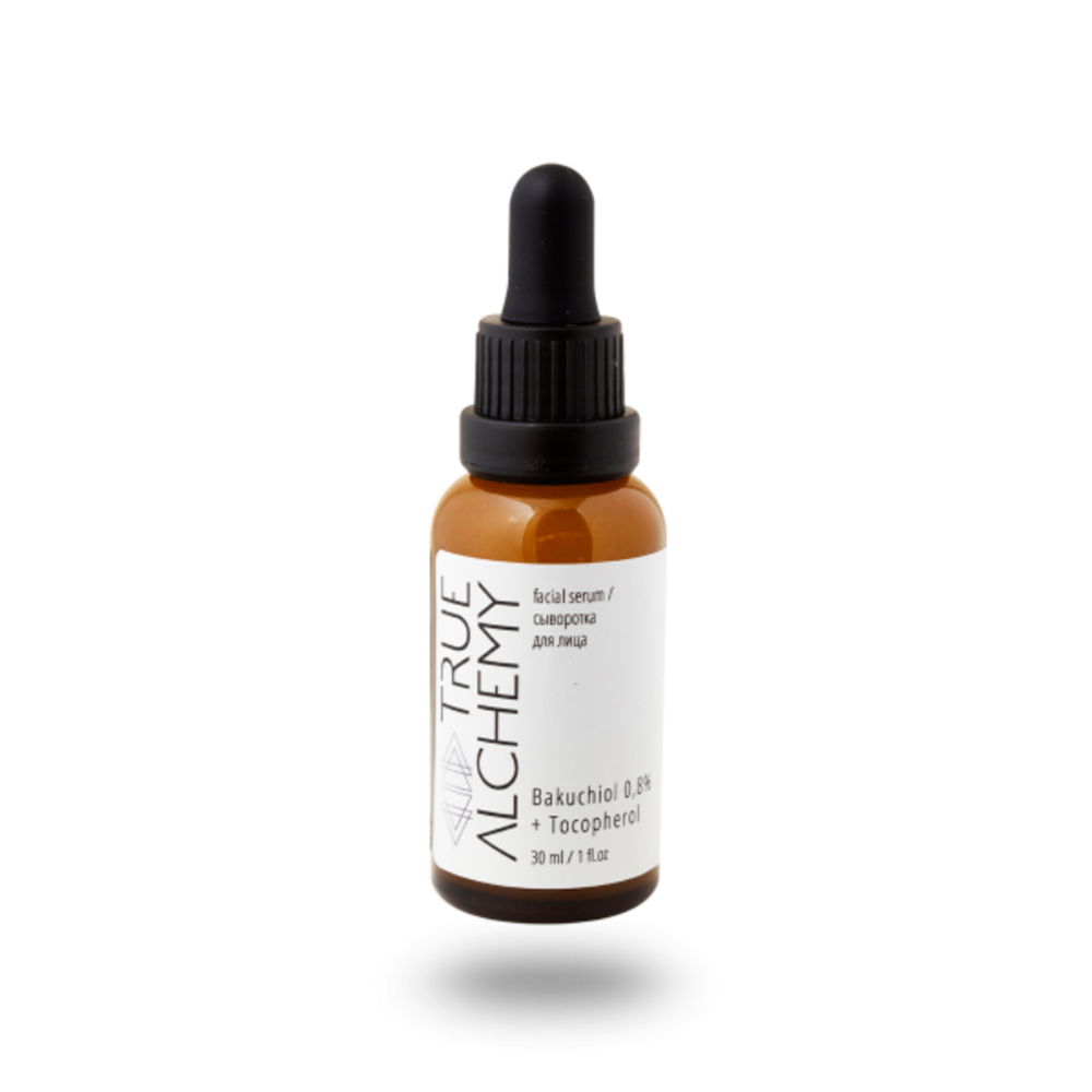 Сыворотка Facial Serum Bakuchiol 0,8% + Tocopherol 30мл (TRUE ALCHEMY) Сыворотка Facial Serum Bakuchiol 0,8% + Tocopherol 30мл (TRUE ALCHEMY)