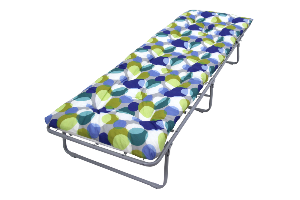 Кровать раскладная Стефания мягкая крошка гофрокартон арт.с88а/44 (цвет ткани разноцветный рис.круги (1 шт. в уп.)