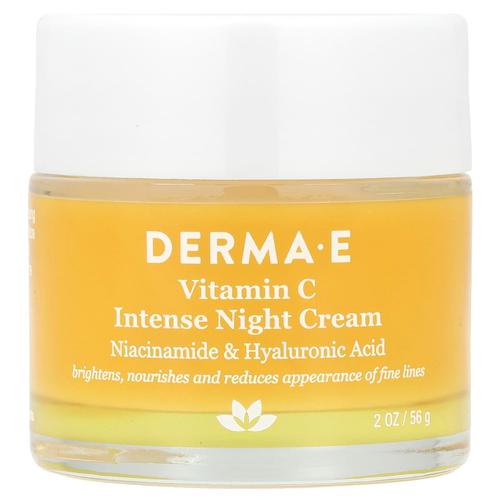 DERMA E, интенсивный ночной крем с витамином C, 56 г (2 унции)