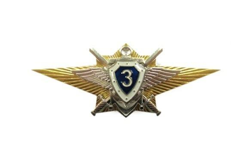Значок классности офицерского состава ВС РФ 3 класс