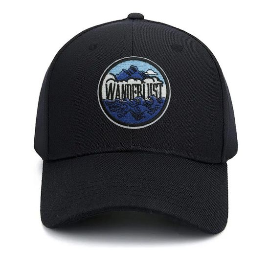 Нашивка термоаппликация на одежду и на рюкзак. Wanderlust