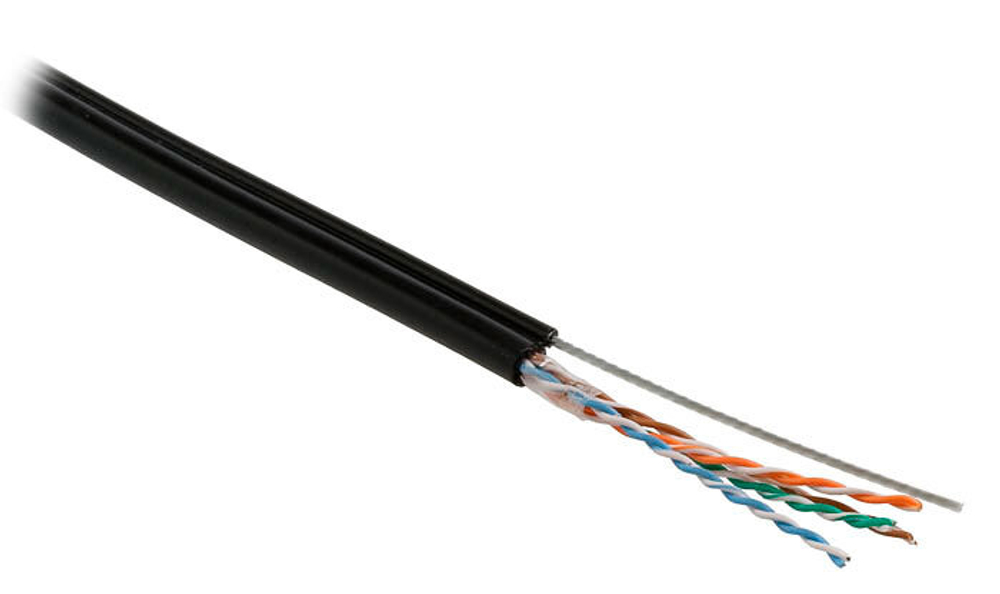 Кабель витая пара U/UTP 5e кат. 4 пары Cabeus UTP-4P-Cat.5e-SOLID-ST-OUT