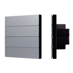 INTELLIGENT ARLIGHT Кнопочная панель SMART-ZB-801-22-1G-8SC-MULTI-IN Silver (230V) (IARL, IP20 Пластик, 5 лет) 055487