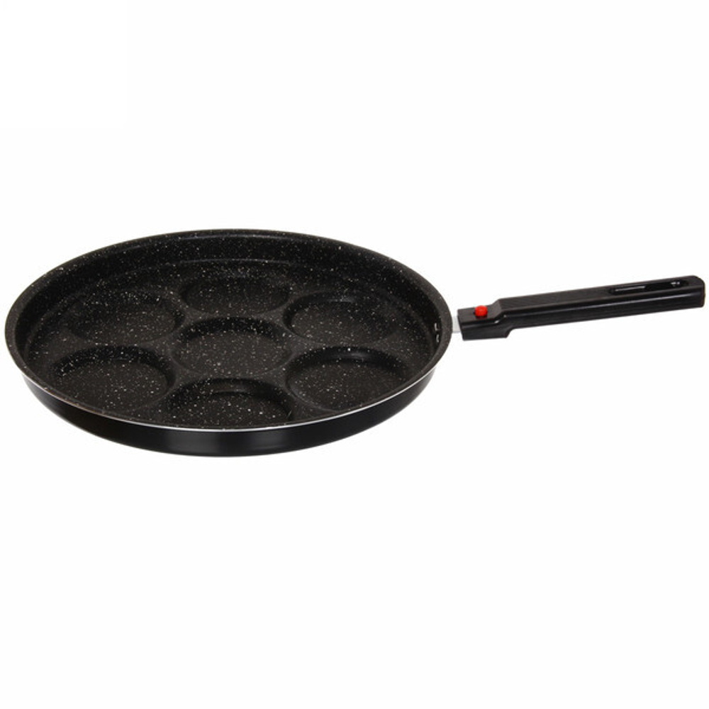 Сковорода «Мрамор» 28 см 7 секции, съемная ручка