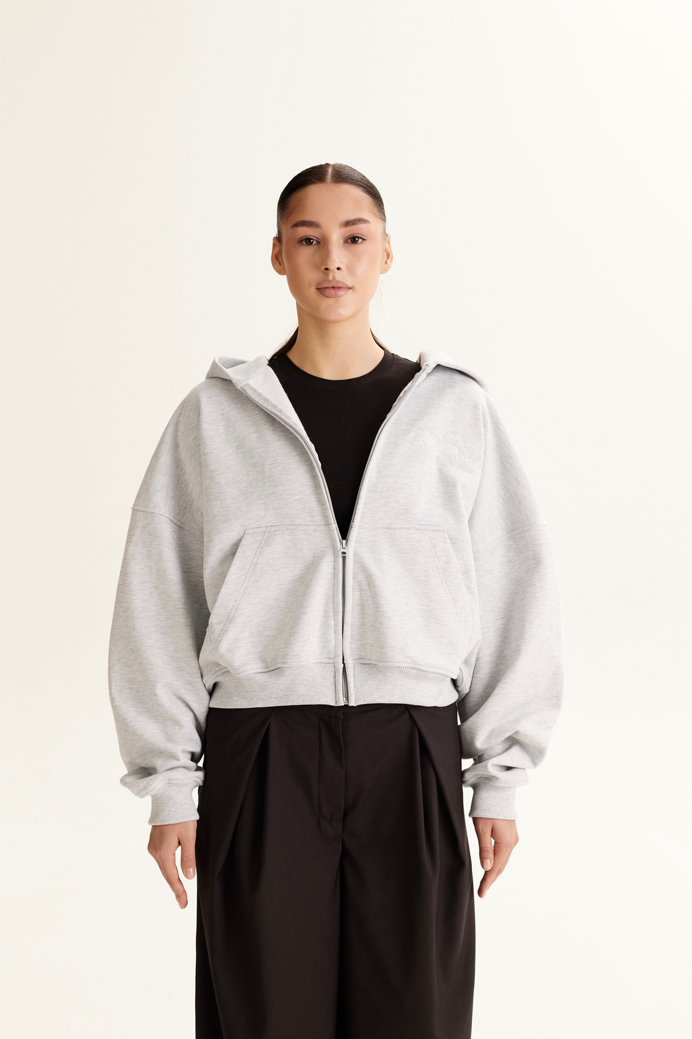 ZIP-HOODIE SDW Uniform - Grey Melange