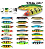 Блесна для рыбалки колебалка Minnow Spoon, 8см, 22гр