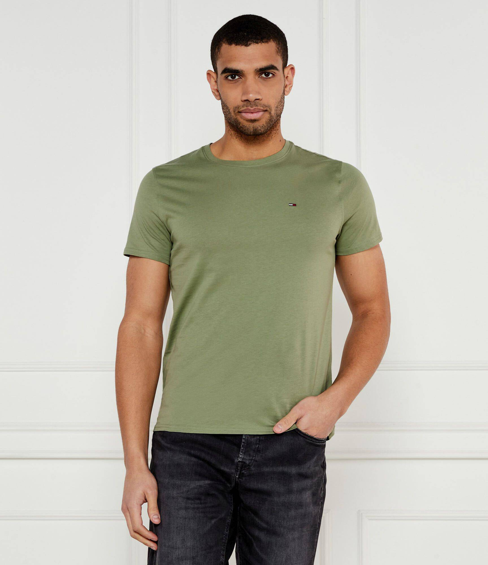 Футболка Tommy Jeans - зеленый(DM0DM04411)