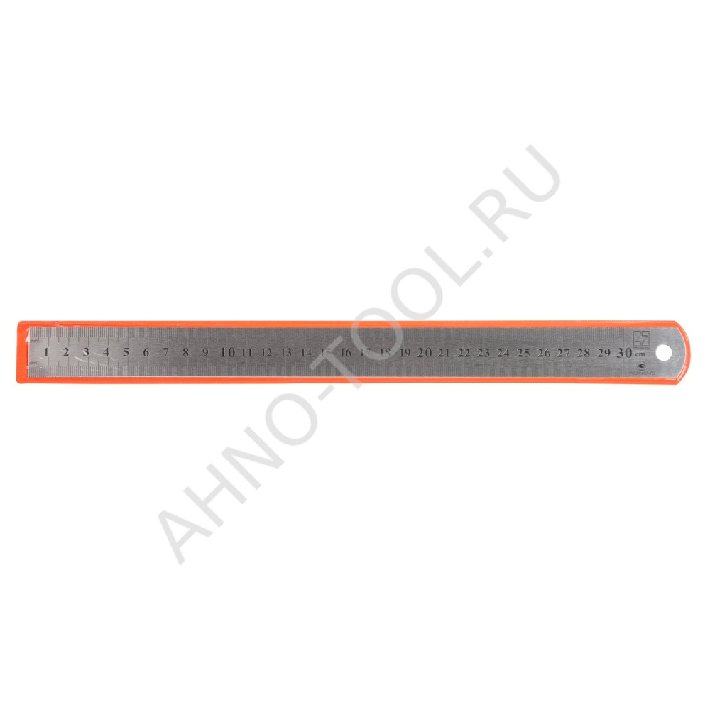 Линейка металлическая двусторонняя  300мм ГОСРЕЕСТР 89148-23 ТОЧИНТЕХ (с поверкой)