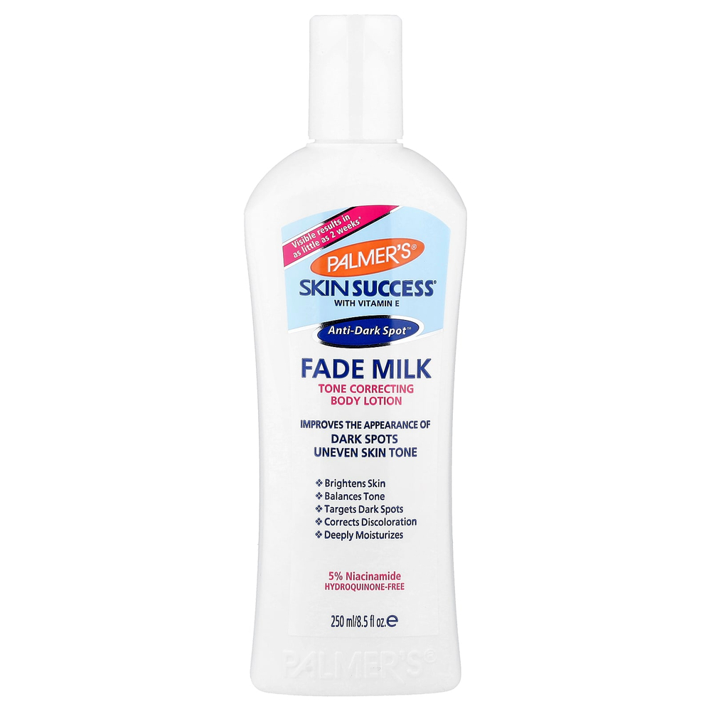 Palmer's, Skin Success® с витамином E, Fade Milk, корректирующий лосьон для тела, 250 мл (8,5 жидк. унции)