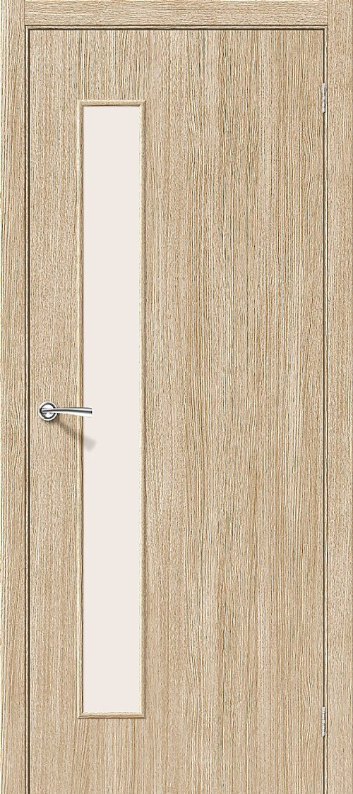 Дверь Гост-3 / Цвет Л-21 (БелДуб) / Стекло Magic Fog / Двери Браво