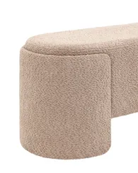 Банкетка Taks 115х41 см, букле капучино