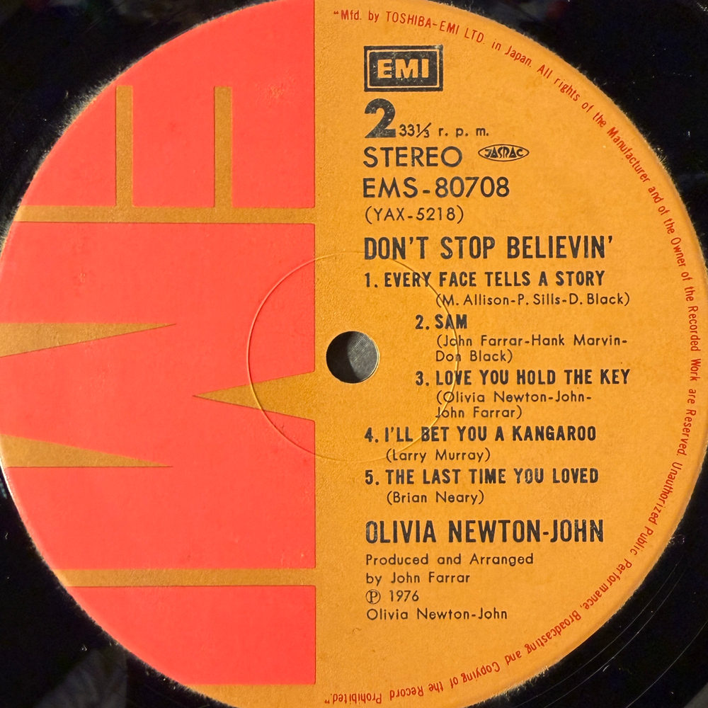 Виниловая пластинка Olivia Newton-John – Don't Stop Believin LP