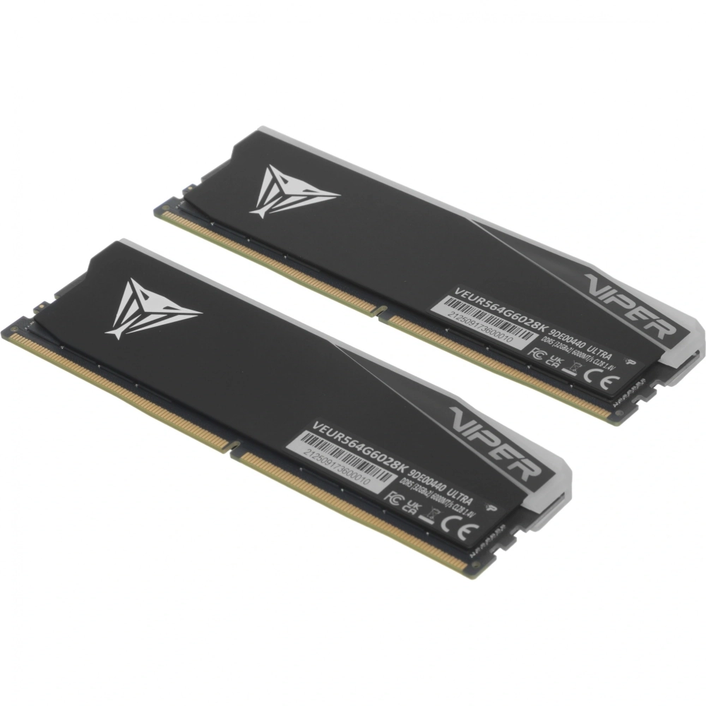 Память оперативная Patriot DDR5 2x32GB 6000MHz Viper Elite 5 Ultra RGB RTL Gaming (VEUR564G6028K)