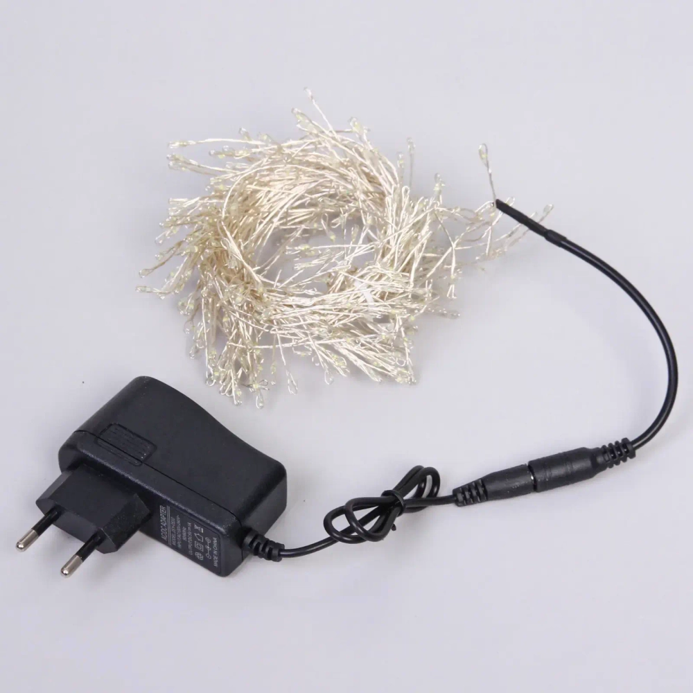 Гирлянда для дома 5,0 м 350 ламп LED «Мишура», IP-40, Белый