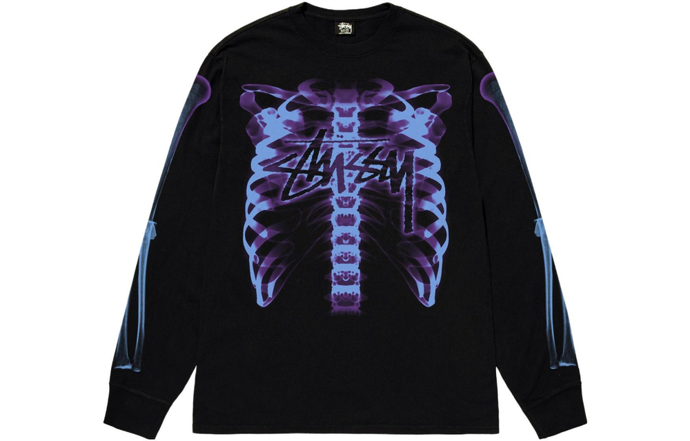 Толстовки Stussy FW23 RIB CAGE LS TEE T, 1994948