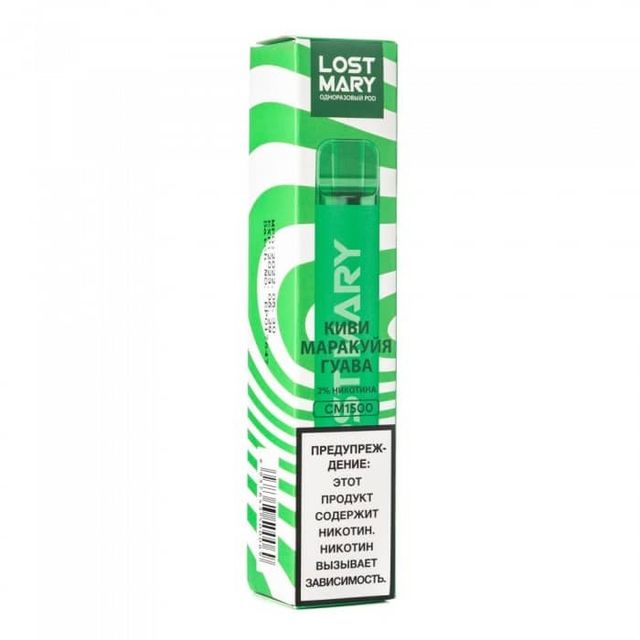 Одноразовый Pod Lost Mary CM - Kiwi Passion Fruit Guava (1500 затяжек)