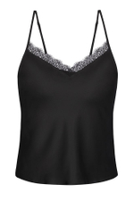 Пижамный комплект Desire (Размер: M) (Цвет: черный с бежевым)