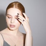 Кольцо двойное с малым кругом с вишневым янтарем