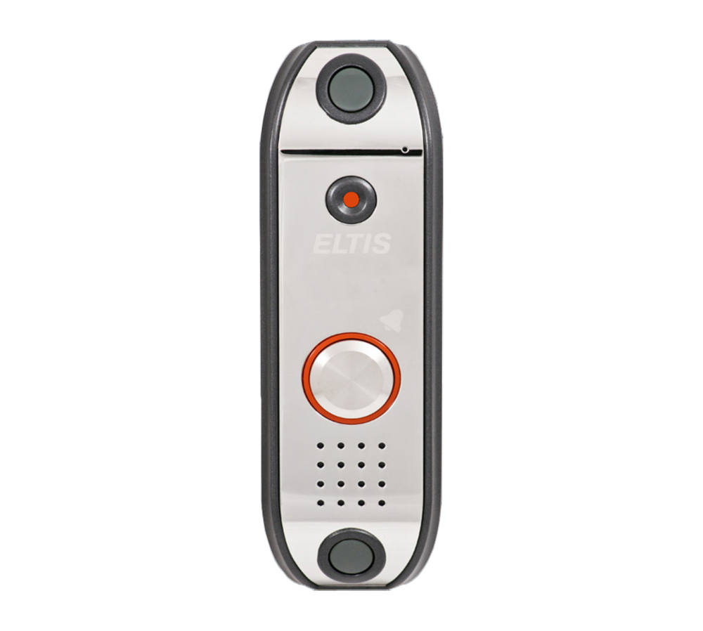 Блок вызова домофона DP1-F7 этажный накладной (полированная нерж. сталь)