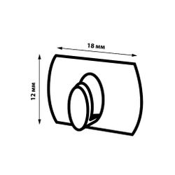 UCC-Y11 CLEAR 020 POLYBAG Крючки для монтажа гирлянд. Набор из 20 шт. Прозрачные. ТМ Uniel