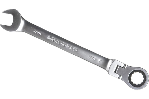 Ключ комбинированный трещоточный шарнирный 10x10