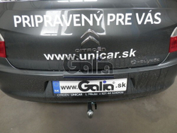 Фаркоп оцинкованный Galia C064C для Citroen C-Elysee 2013-, Peugeot 301 2013-(паспорт и сертификат в комплекте)(без электрики)