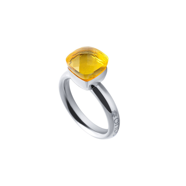 Кольцо Qudo Firenze light topaz 16.5 мм 611911 BR/S размер 16,5
