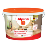 КРАСКА ВД-ВАЭ ALPINA ДОЛГОВЕЧНАЯ ИНТЕРЬЕРНАЯ БАЗА 3, ПРОЗРАЧНАЯ 9,4Л / 13КГ