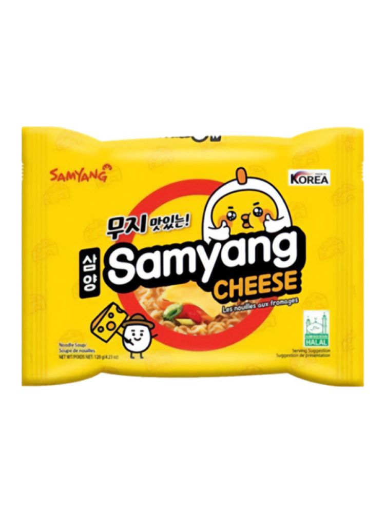 Лапша со вкусом сыра Samyang Cheese 120 г 5 шт