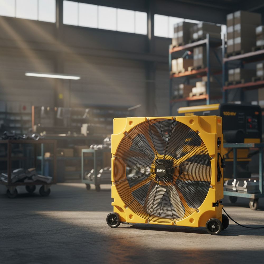 Вентилятор профессиональный DFP 24 Omega Air Control - [60 см / 13800 куб. в час]