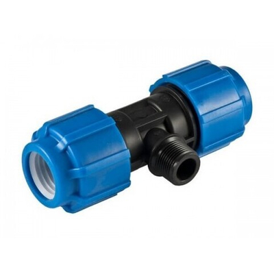 Тройник ПНД РЕ 32*3/4" нар.резьба