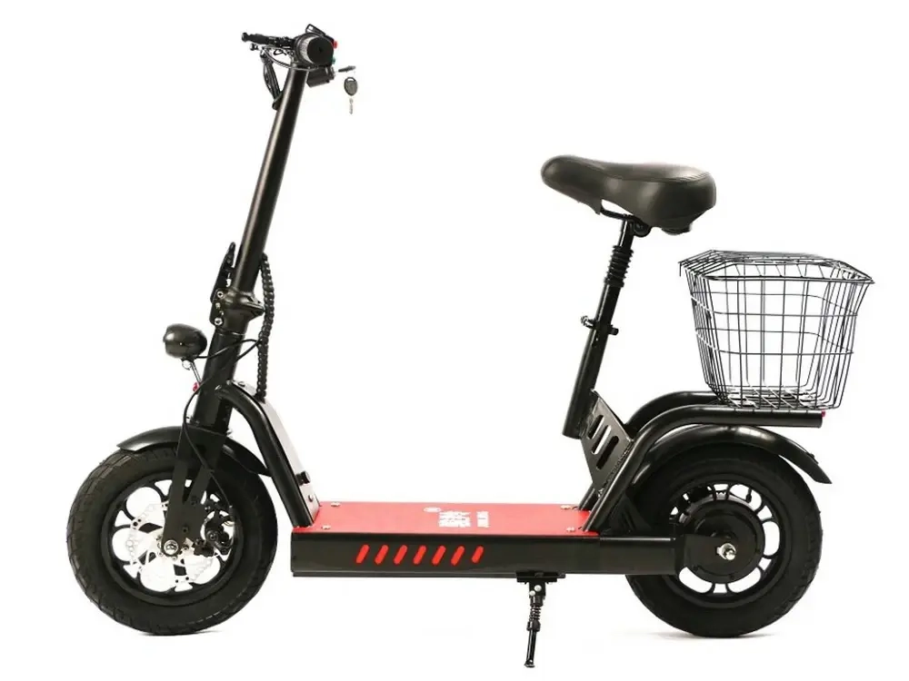 Электросамокат Green Camel Санни 400 (48V 400W R12) заднее мотор-колесо с сиденьем