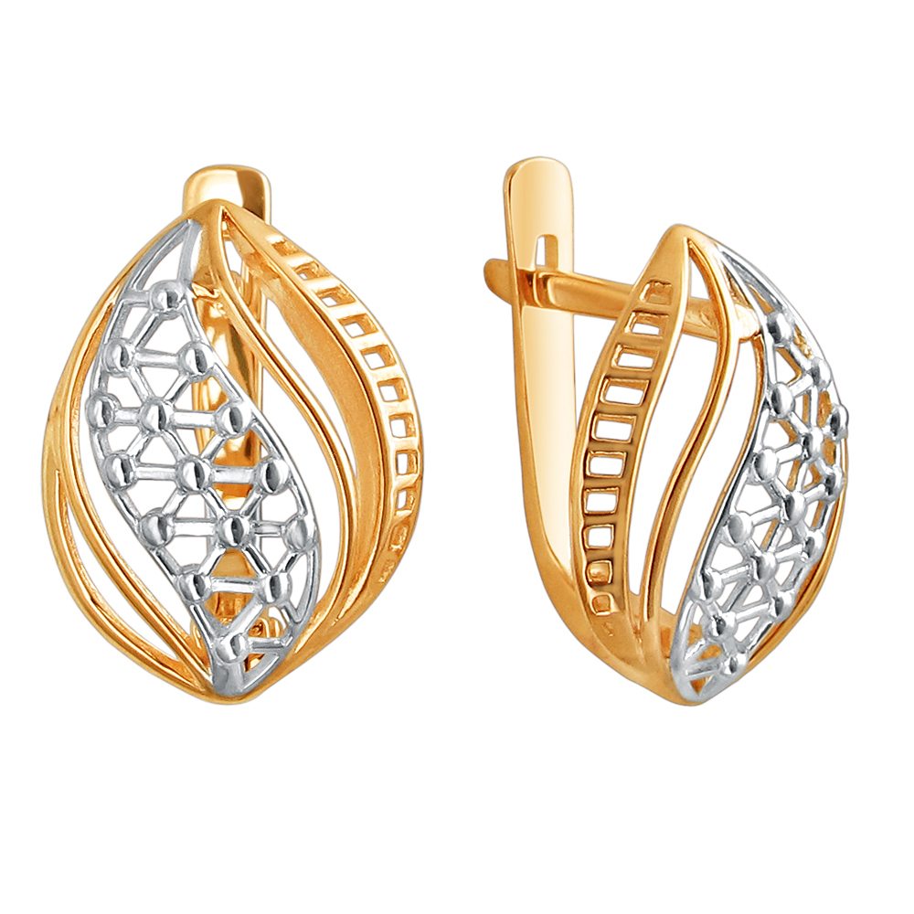 Серьги из красного золота 585 пробы JA-S-0111516Р
