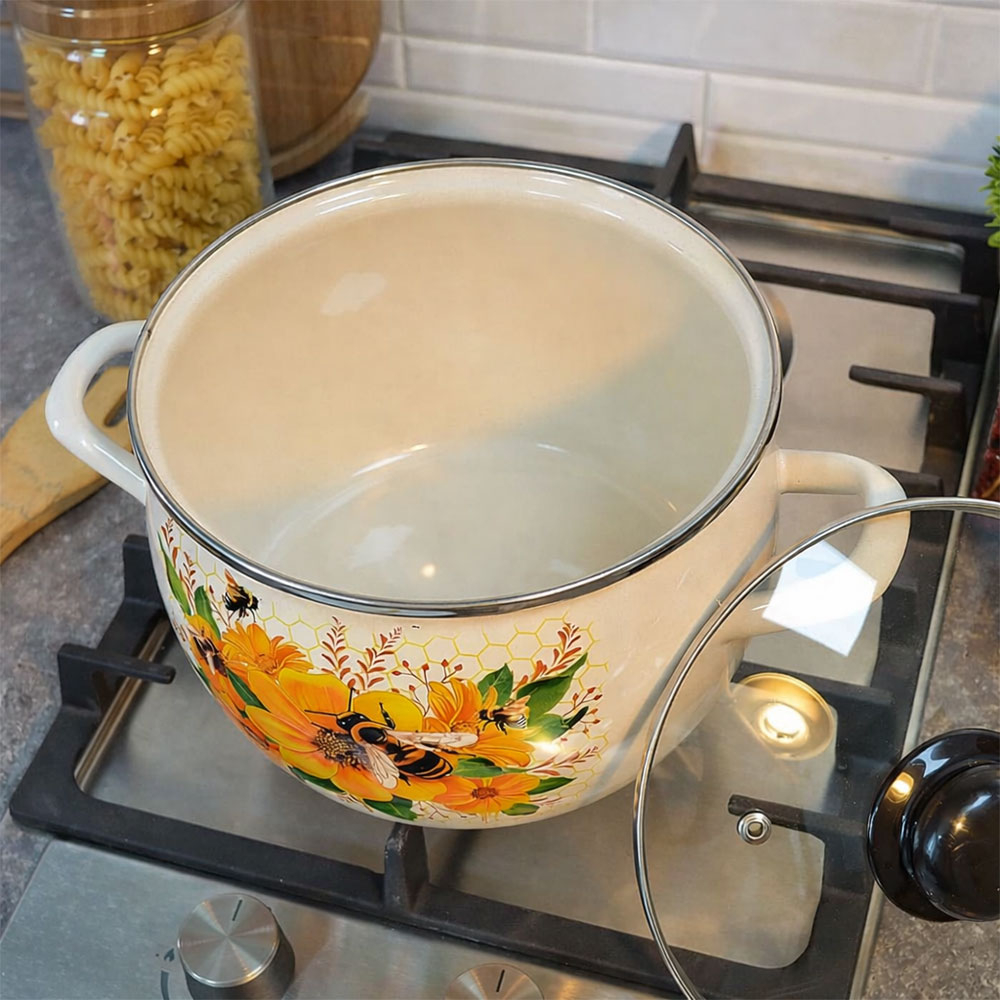 Кастрюля 3,5л "Цветочный мёд"