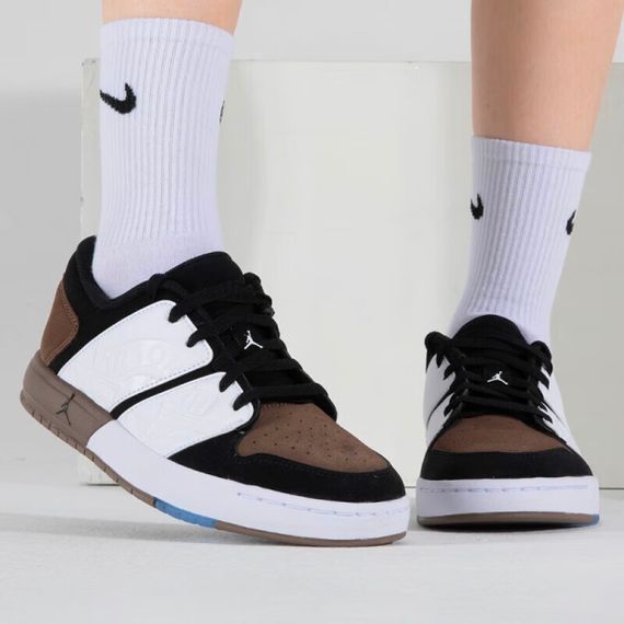 Джордан Ну Ретро 1 Детская всемирная коллекция Низки Вер Чер Ный Белый Коричневый Университет