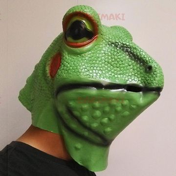 Маска лягушки карнавальная арт. 113