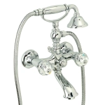 Смеситель для ванны с душем Migliore Prestige Crystal 28003 хром